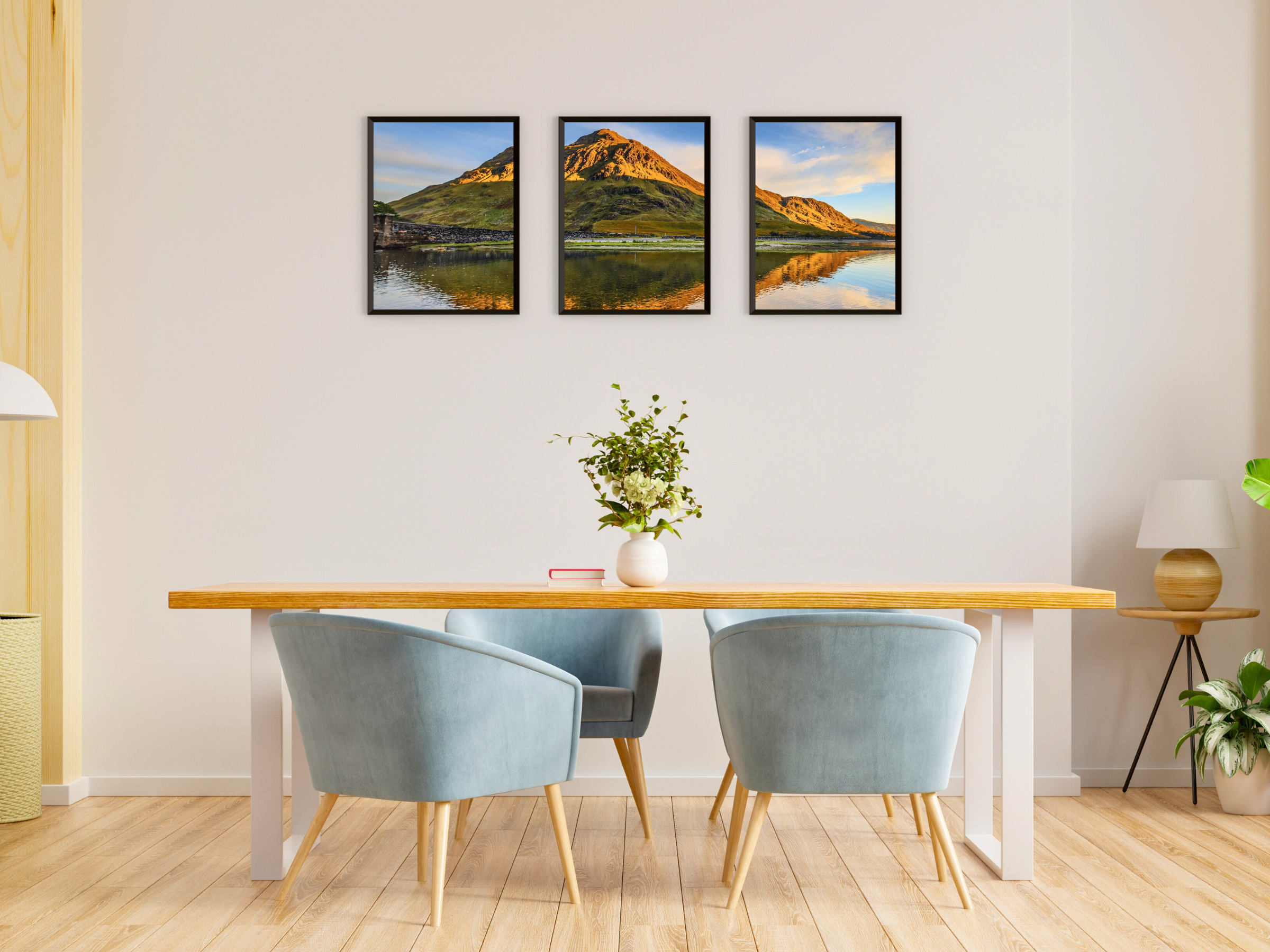 Bergstille-Triptychon-Fotografie