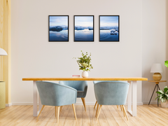 Ice Landscape-Triptych-Photography