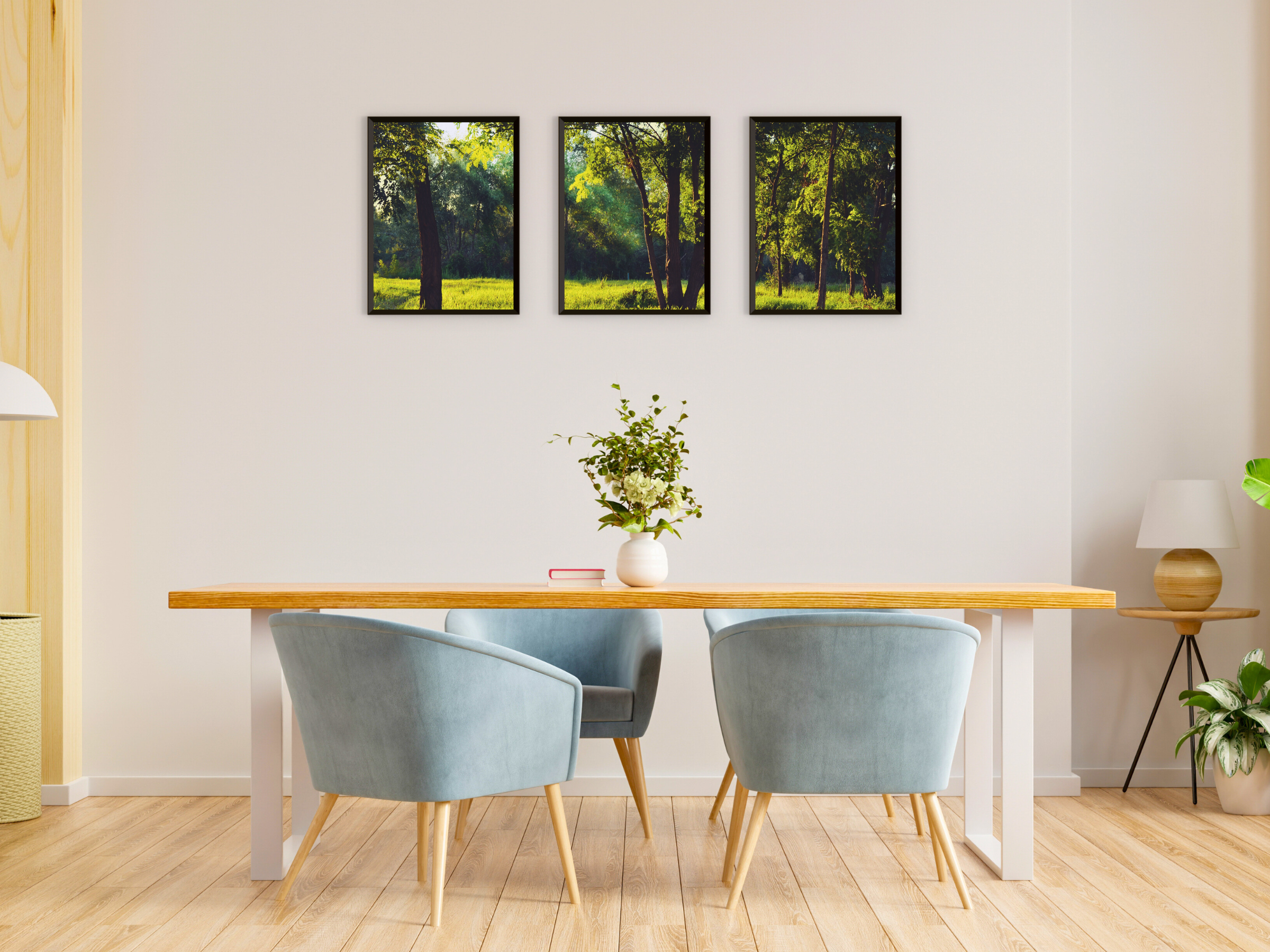 Wald-See-Meer-Bach-Triptychon-Fotografie (Bundle)