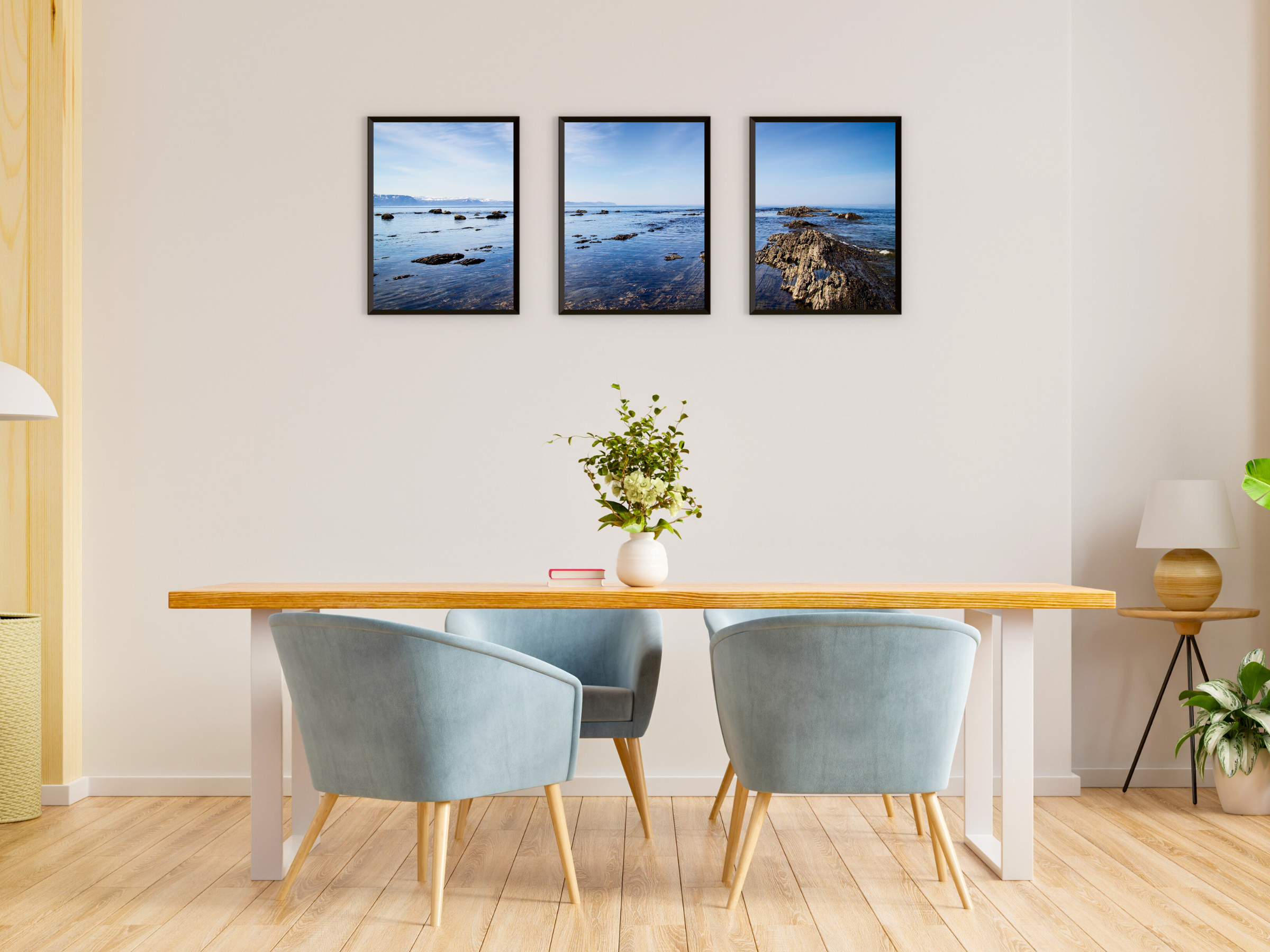 Horizon Triptych Photography