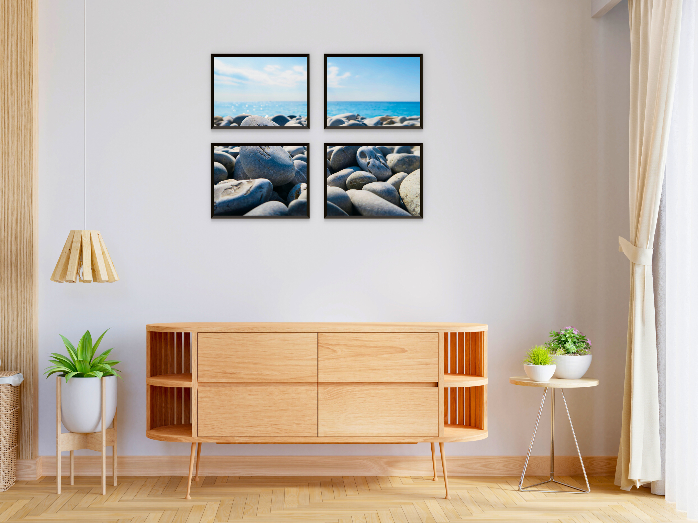 Steiniger Meeresblick-Split-Fotografie