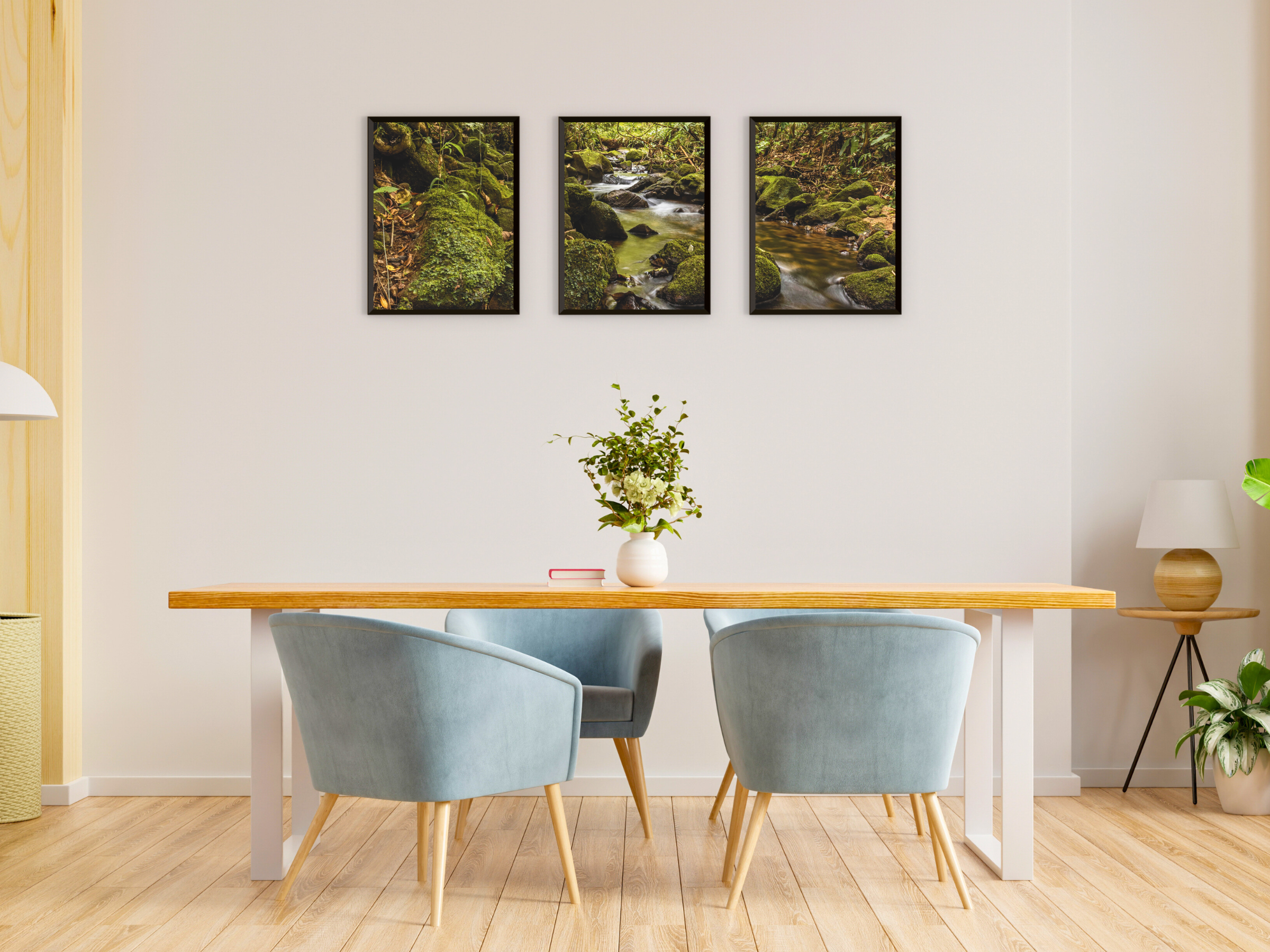 Bach in Autumn Triptych Photography