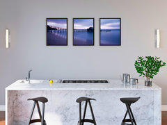 Bridge by the Sea-Triptych-Photography
