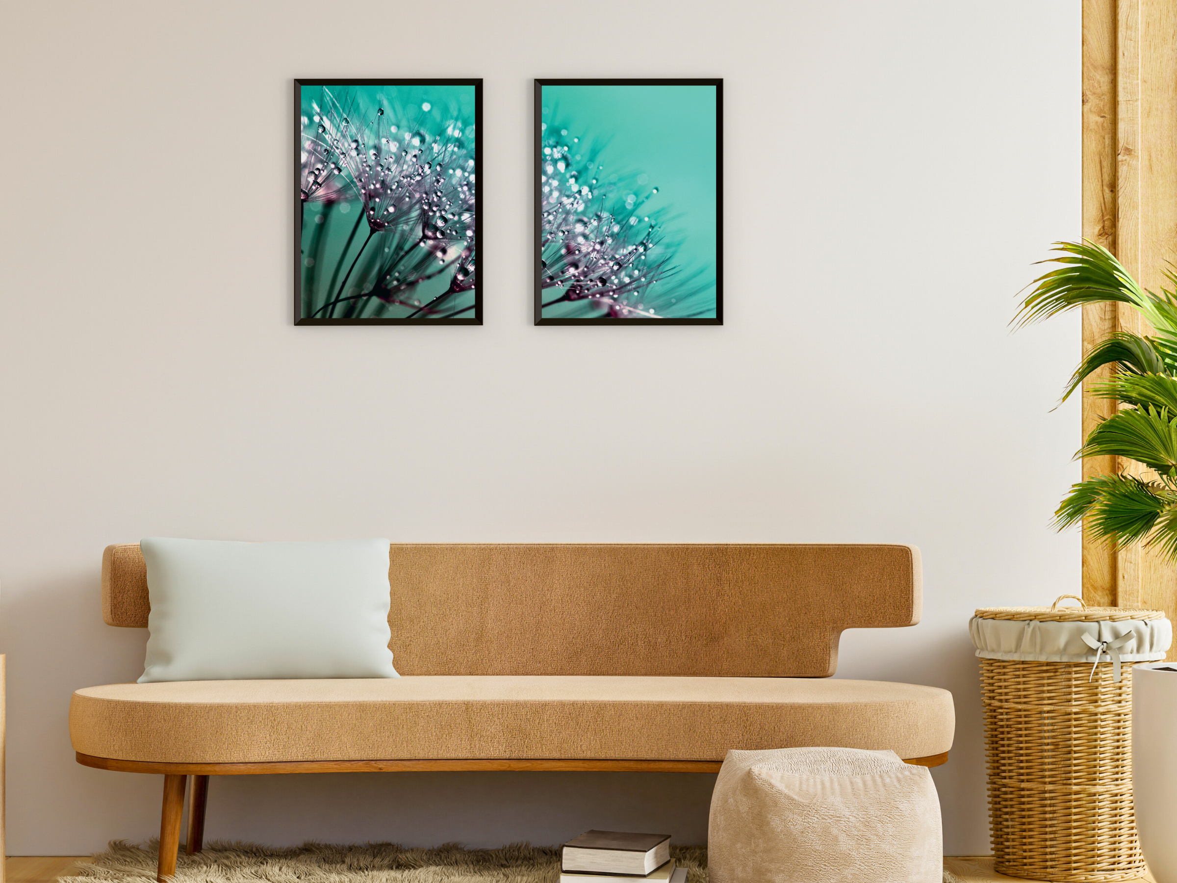 photographie de pissenlit divisée