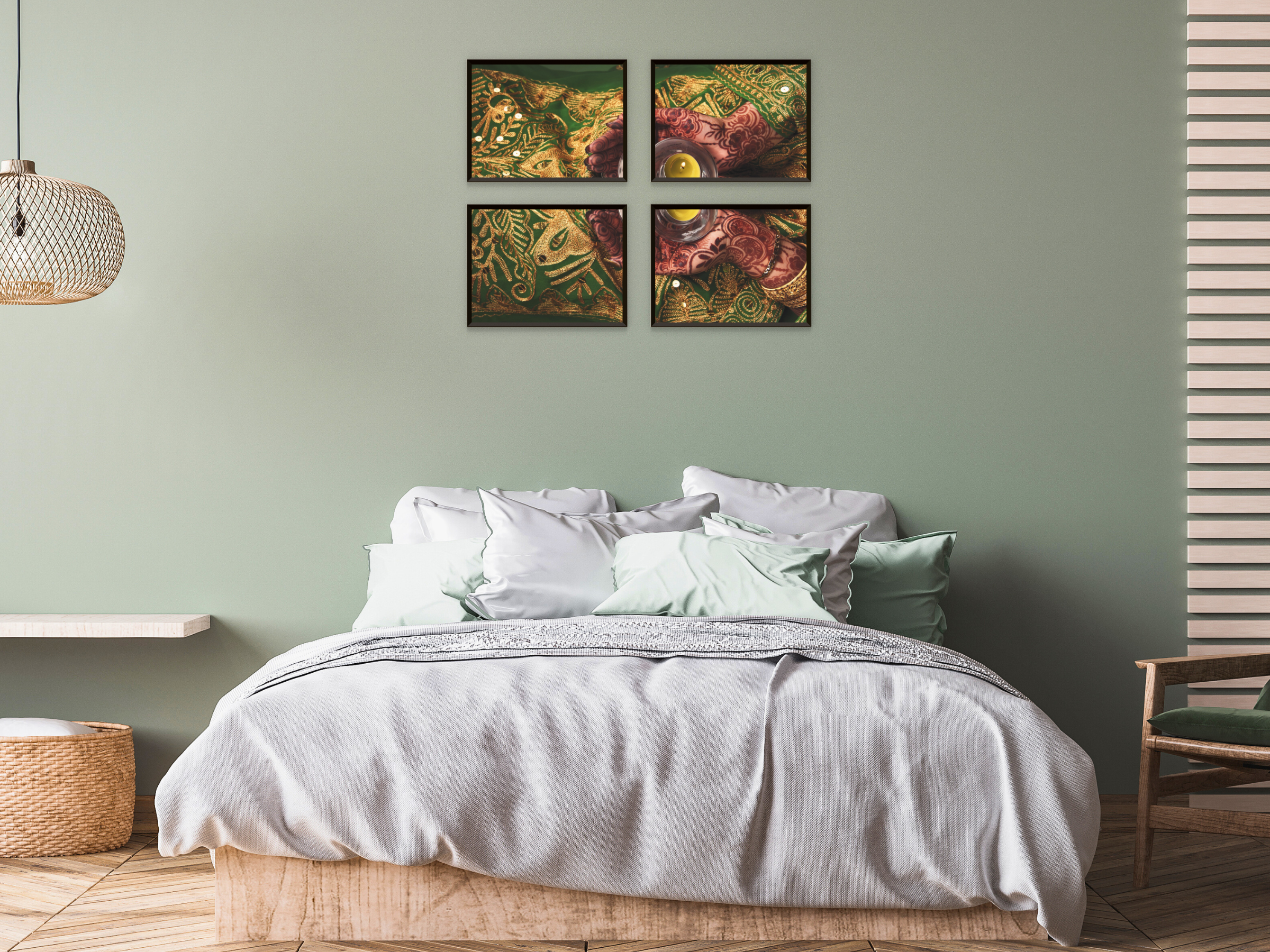 Landschaft-Asiatische Kultur-Split-Fotografie (Bundle)