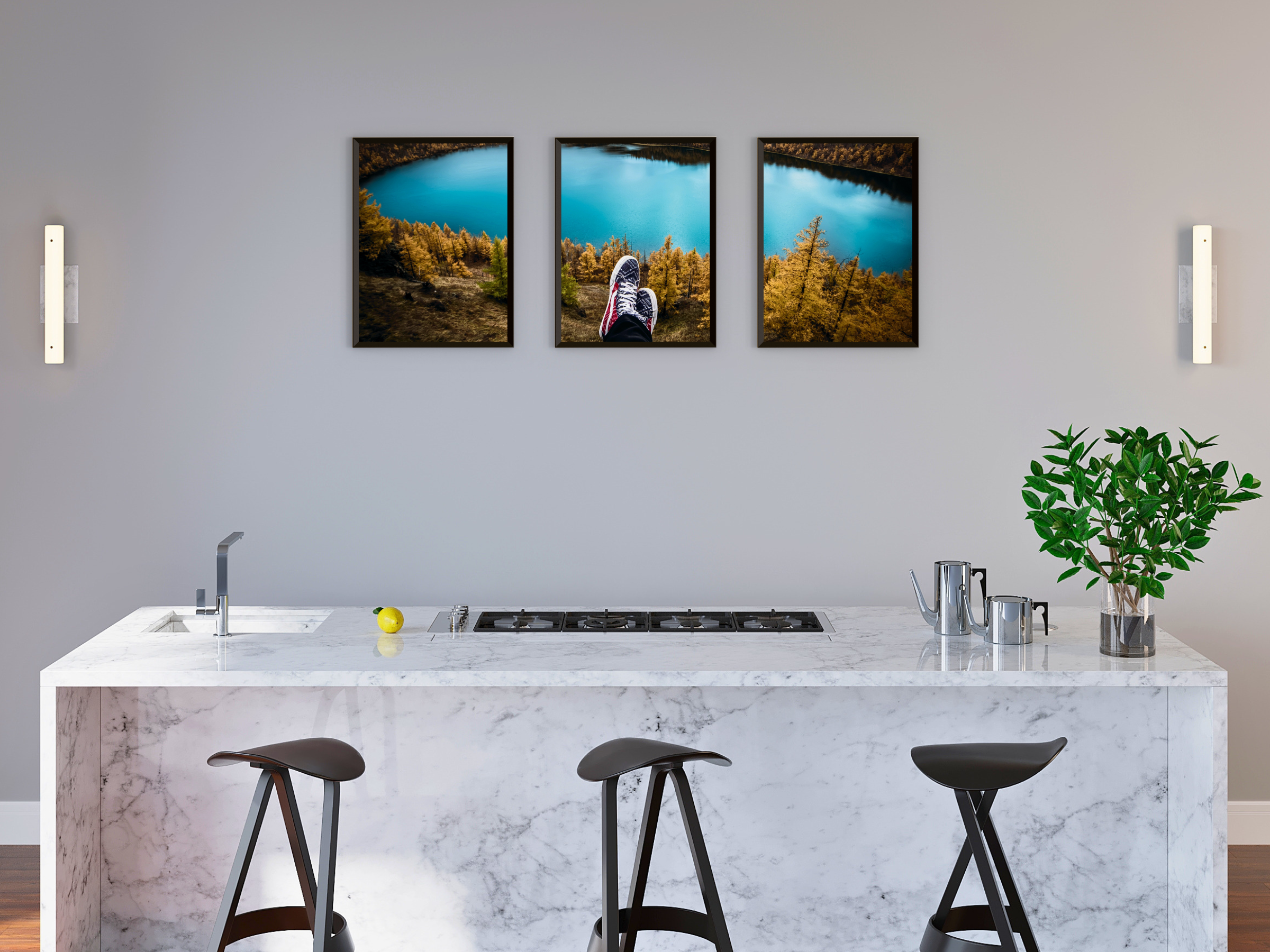Panoramic Triptych Photography