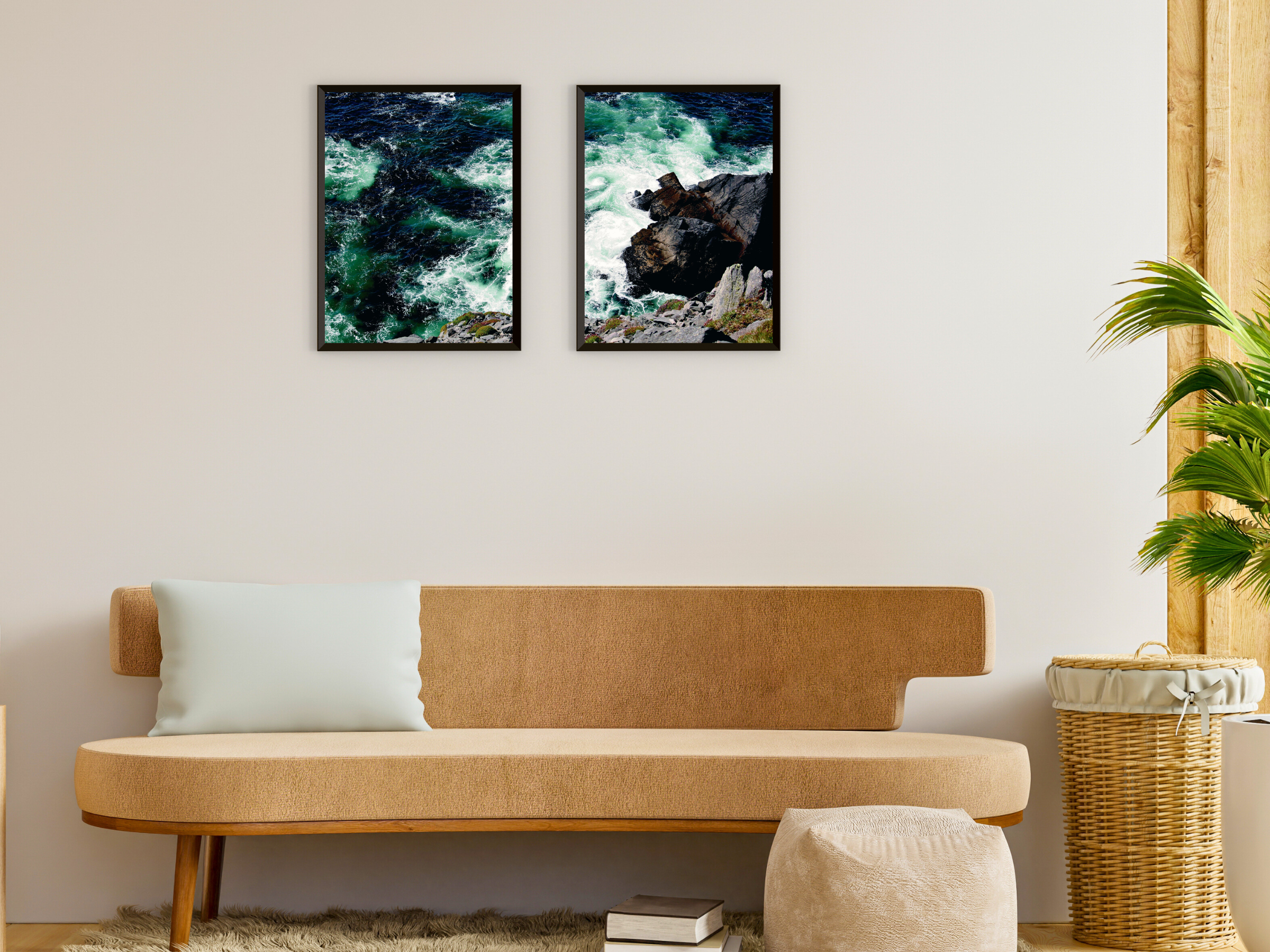 Cliff by the Sea Split Photography