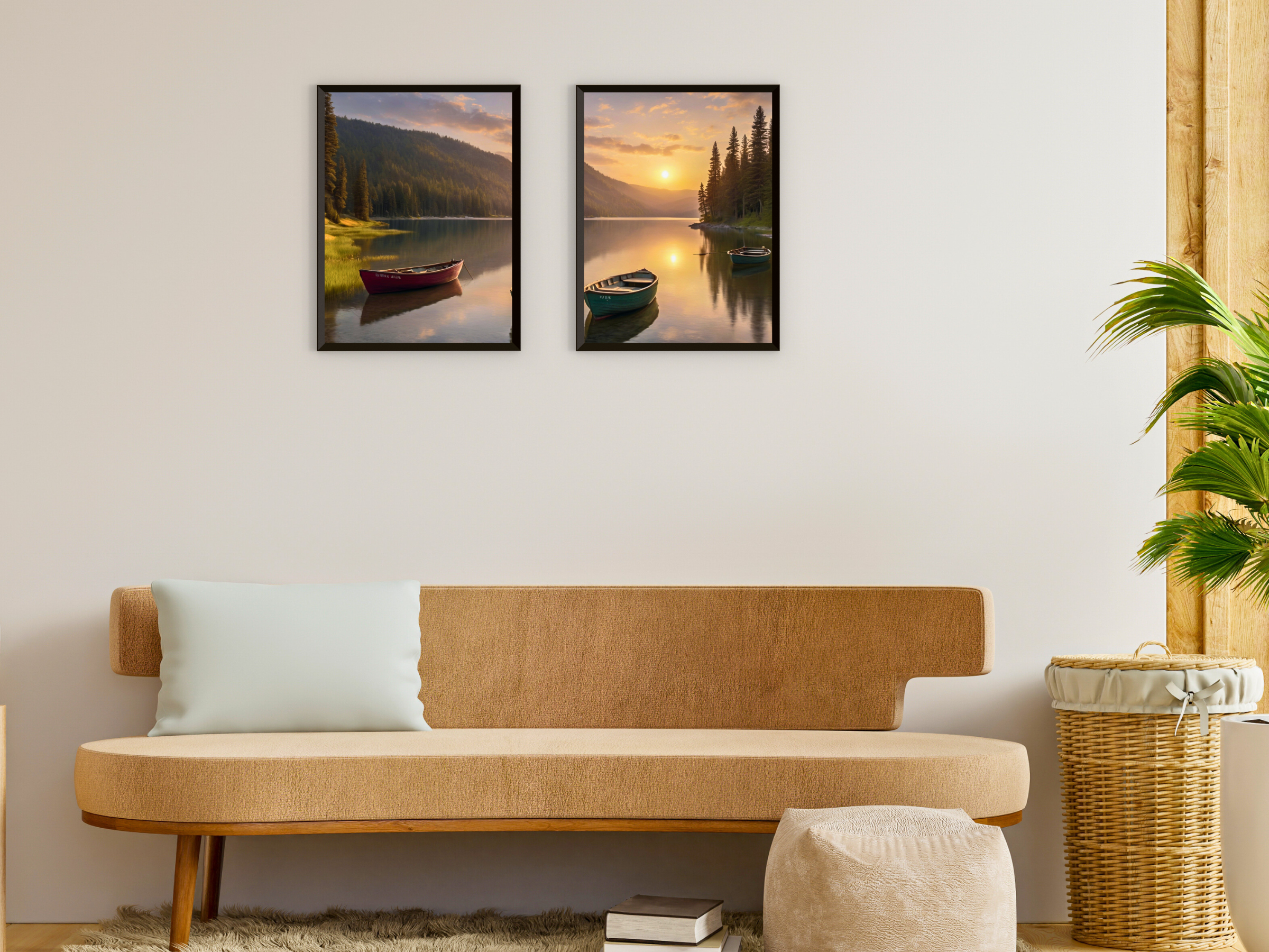 Bateaux sur le lac de montagne - Photographie de Split