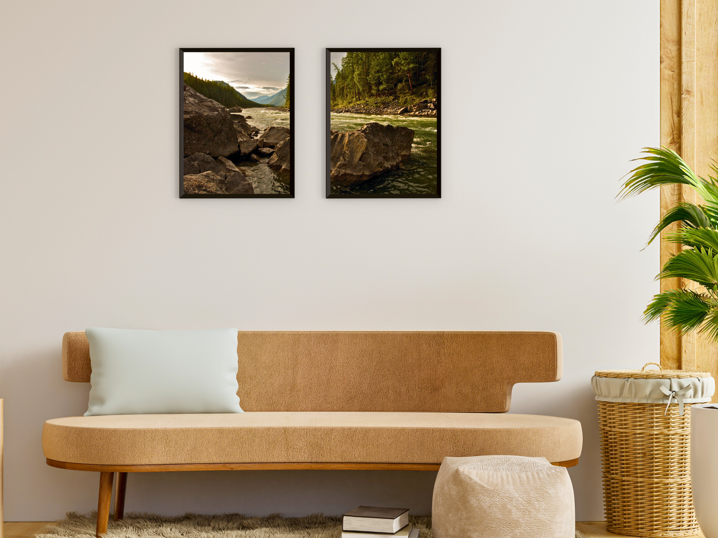 Gebirgsfluss-Split-Fotografie