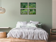 Conifers and green Hills-Split-Photography