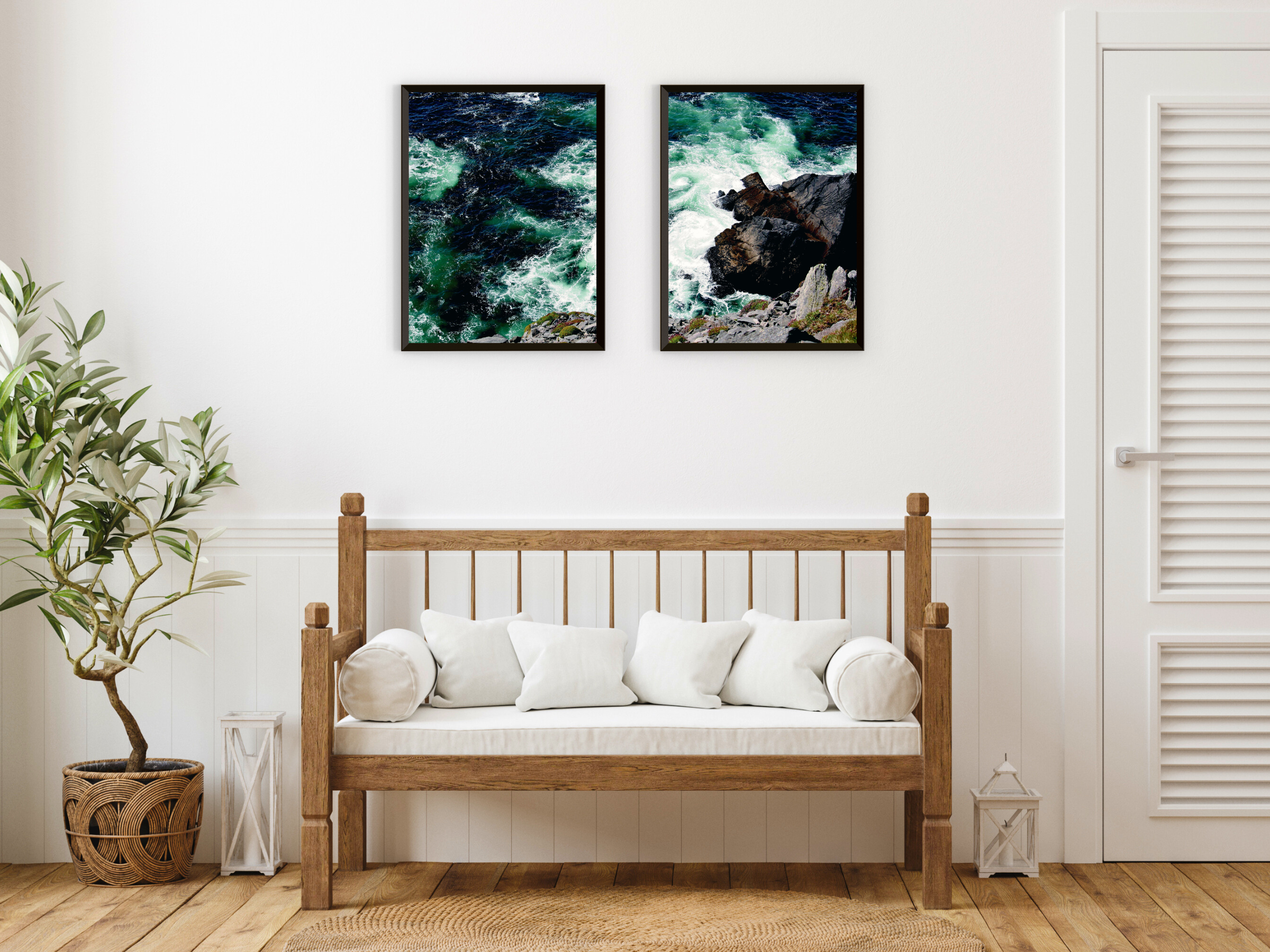 Cliff by the Sea Split Photography