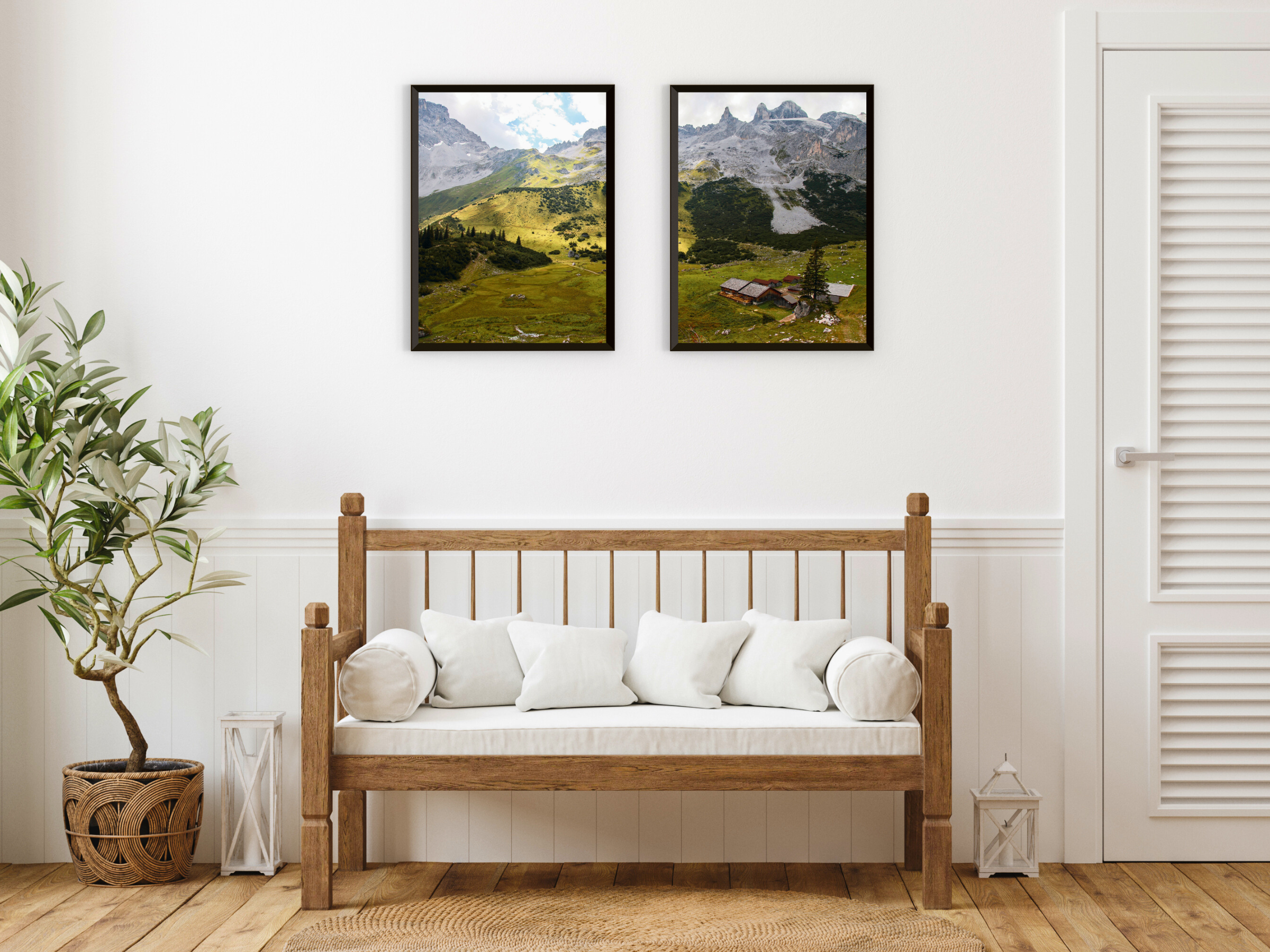 Photographie partagée sur l'alpage en montagne