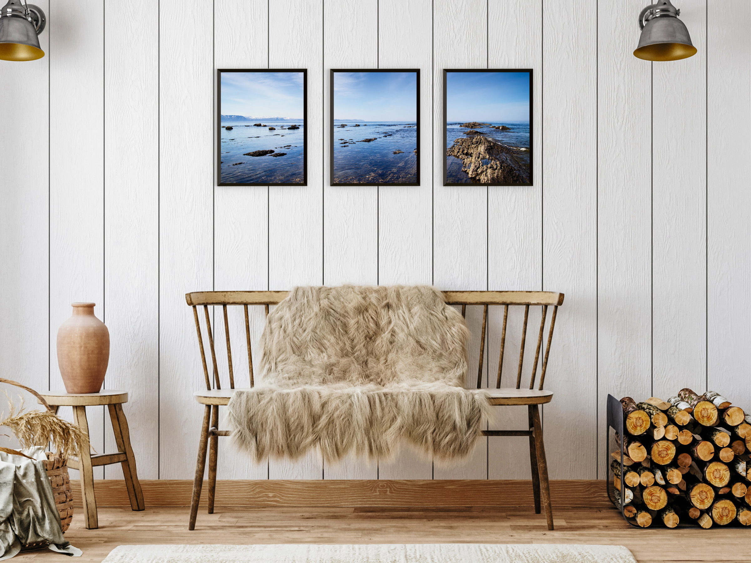 Horizon Triptych Photography