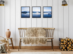 Ice Landscape-Triptych-Photography