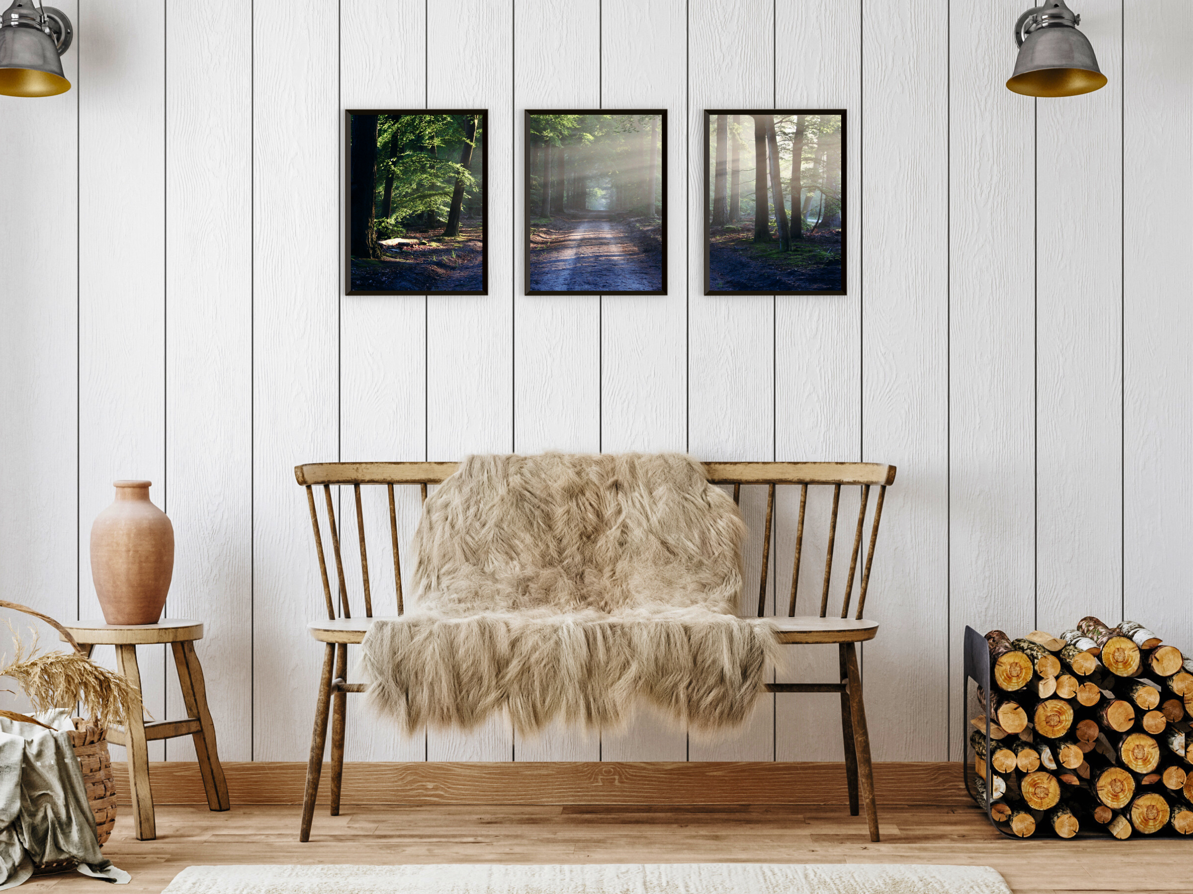 Lichtweg-Triptychon-Fotografie