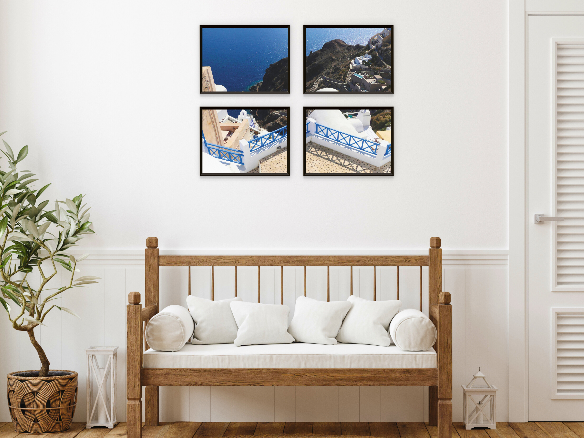 Grèce-Santorin-mer bleue-été-photographie partagée