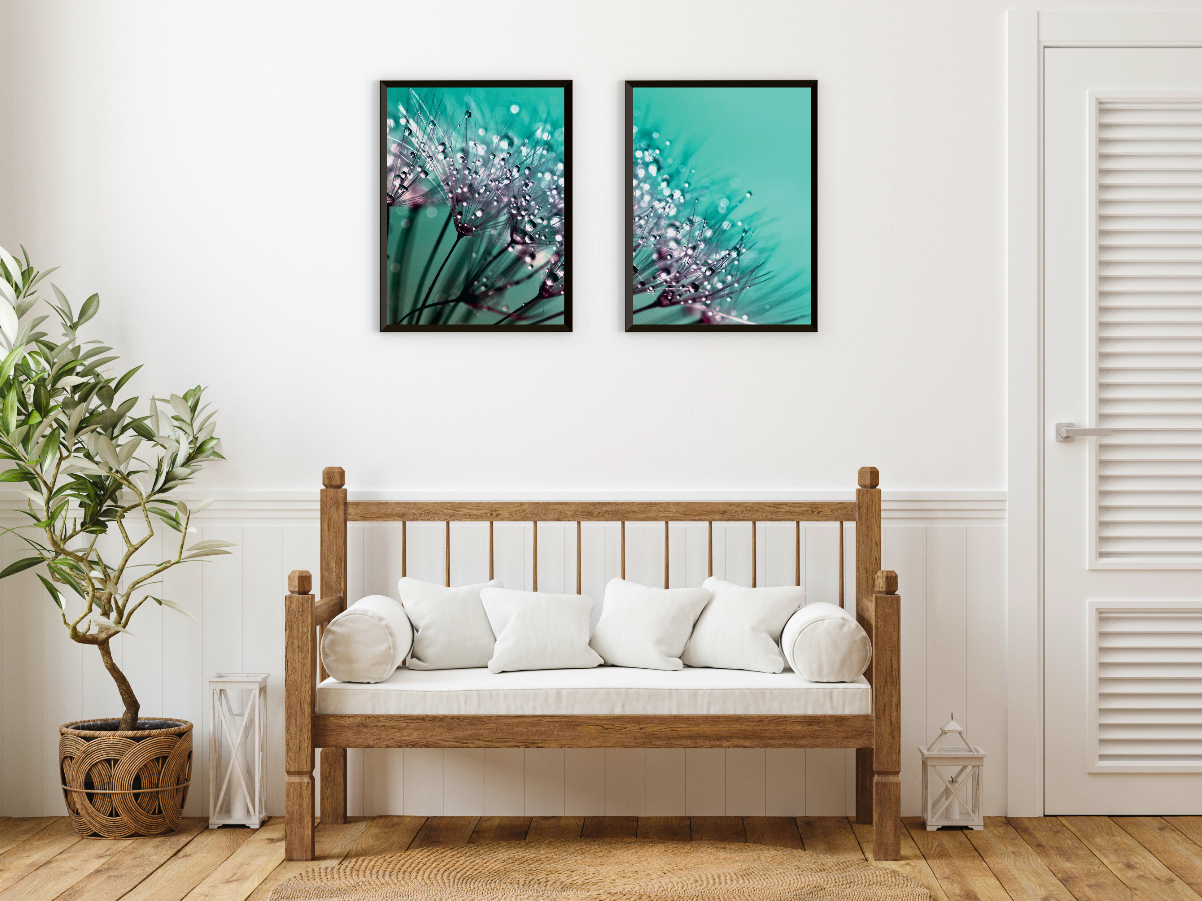 photographie de pissenlit divisée