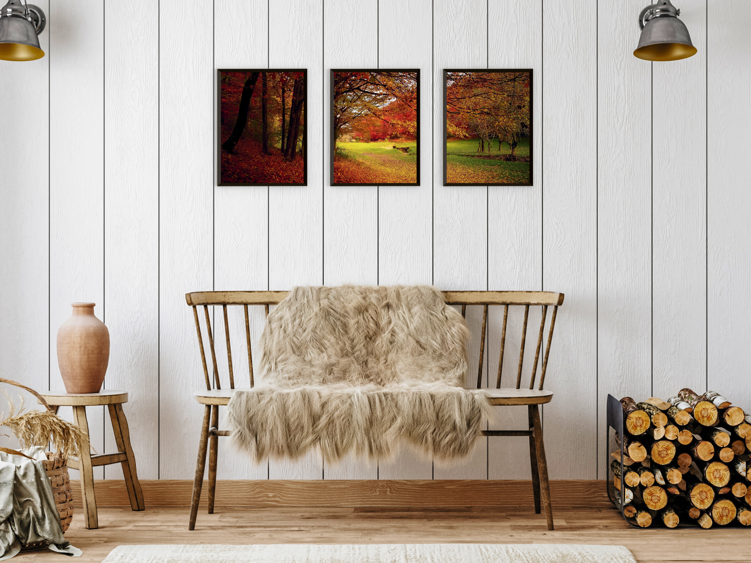 Herbstruhe-Triptychon-Fotografie