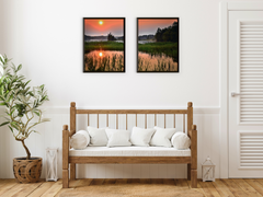 Sunrise over Lake-Split-Photography