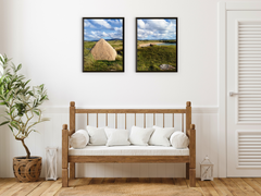 Boulder in the Coastal Landscape-Split-Photography