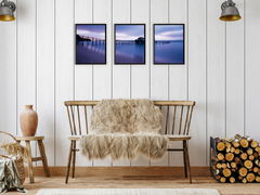 Bridge by the Sea-Triptych-Photography