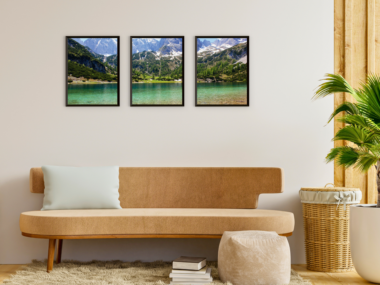 Bergsee-Triptychon-Fotografie