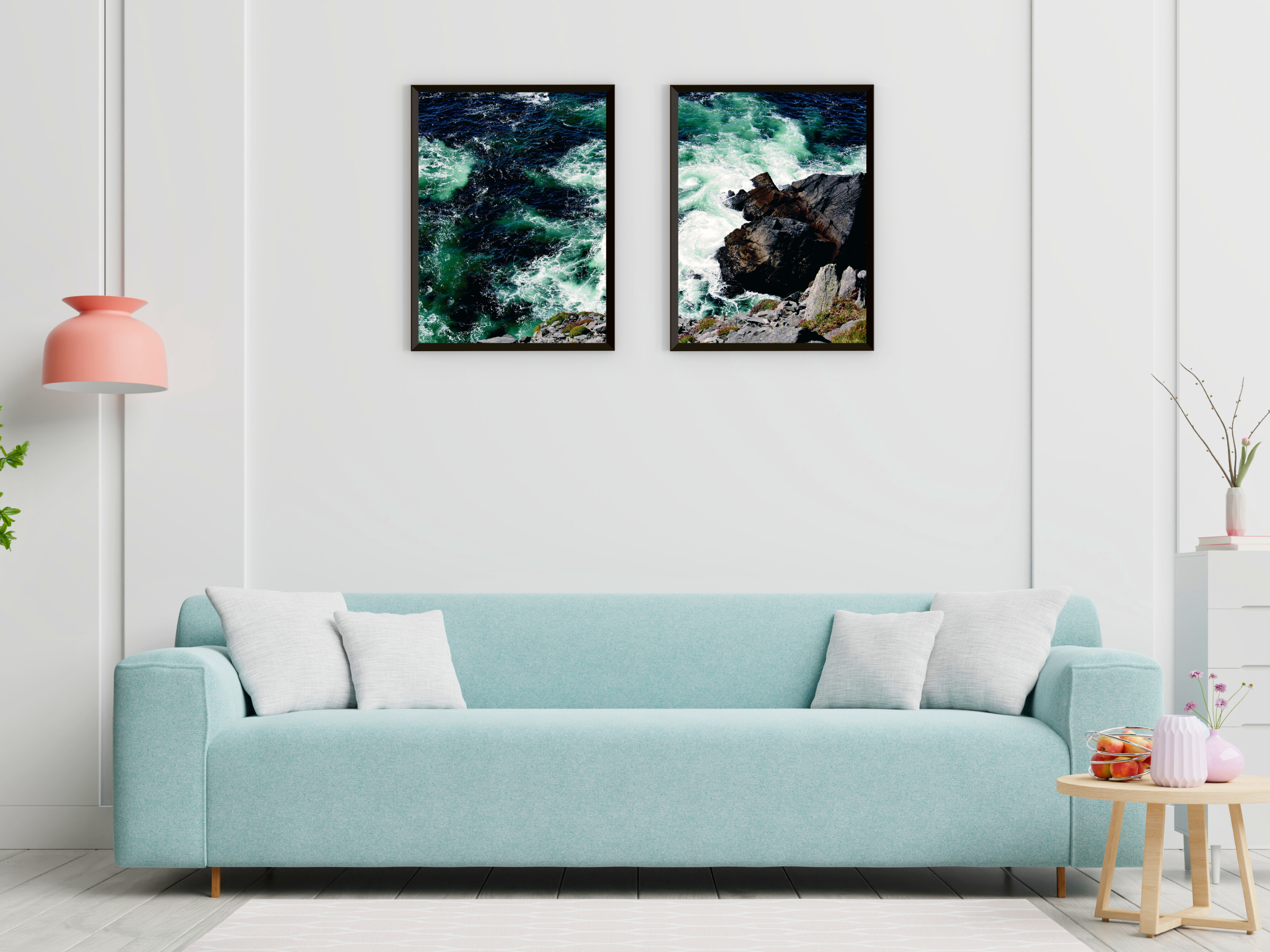 Cliff by the Sea Split Photography