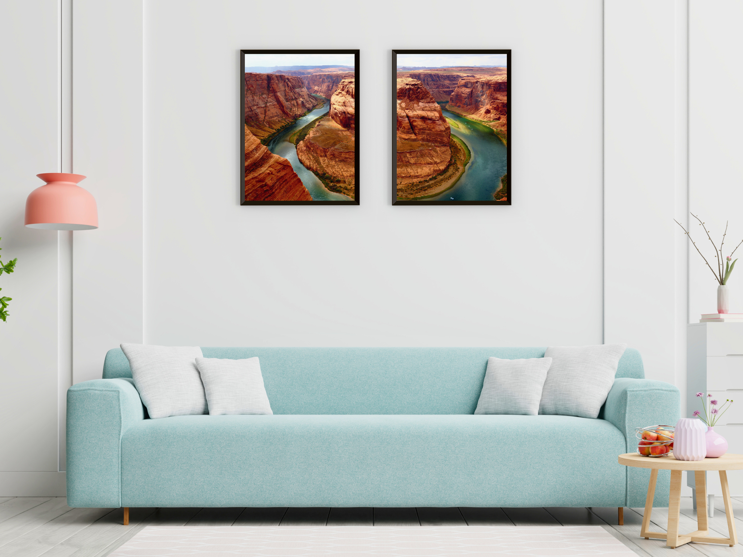 Blick auf den Horseshoe Bend-Split-Fotografie