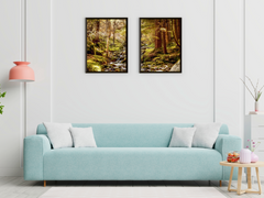 Waldbach im Herbst-Split-Fotografie