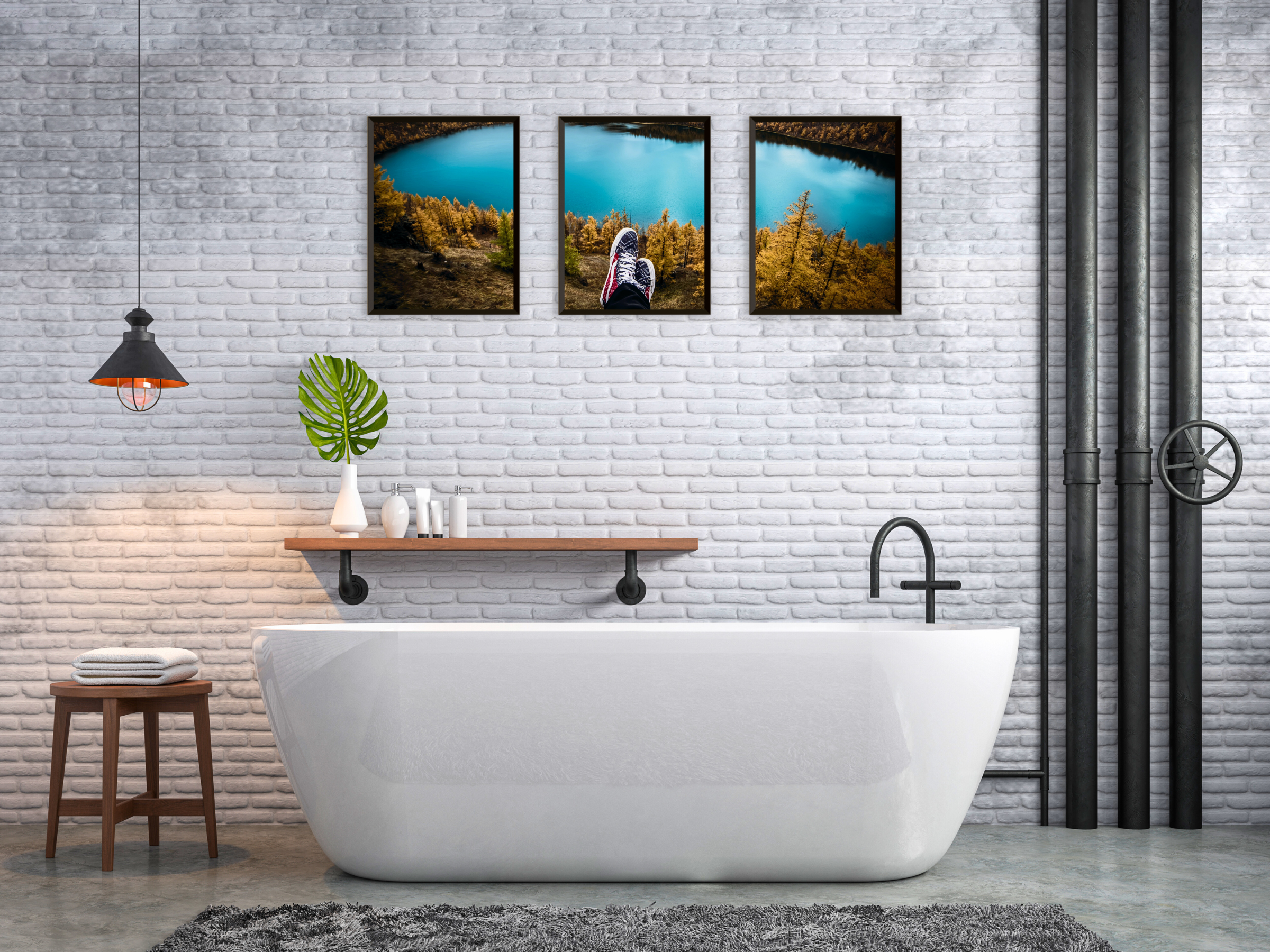 Panoramic Triptych Photography
