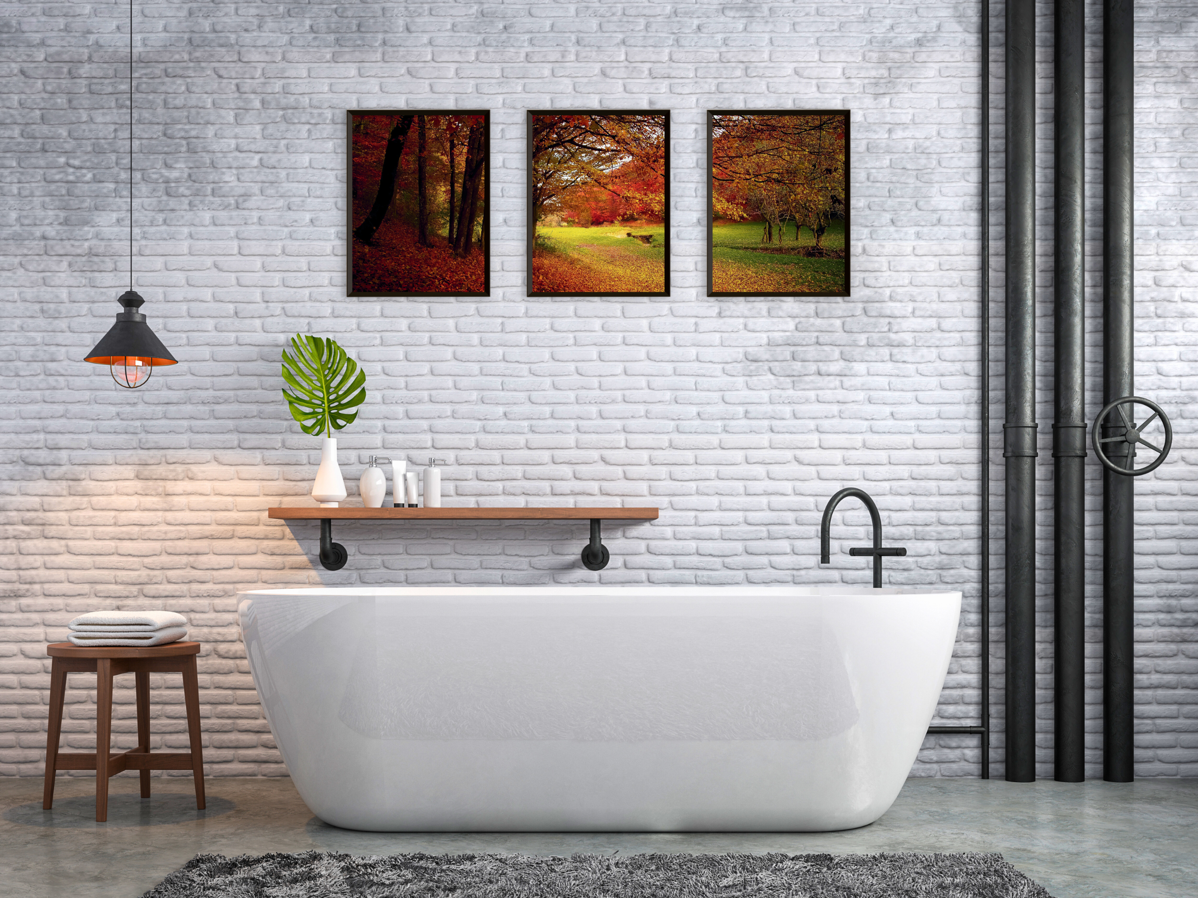 Herbstruhe-Triptychon-Fotografie