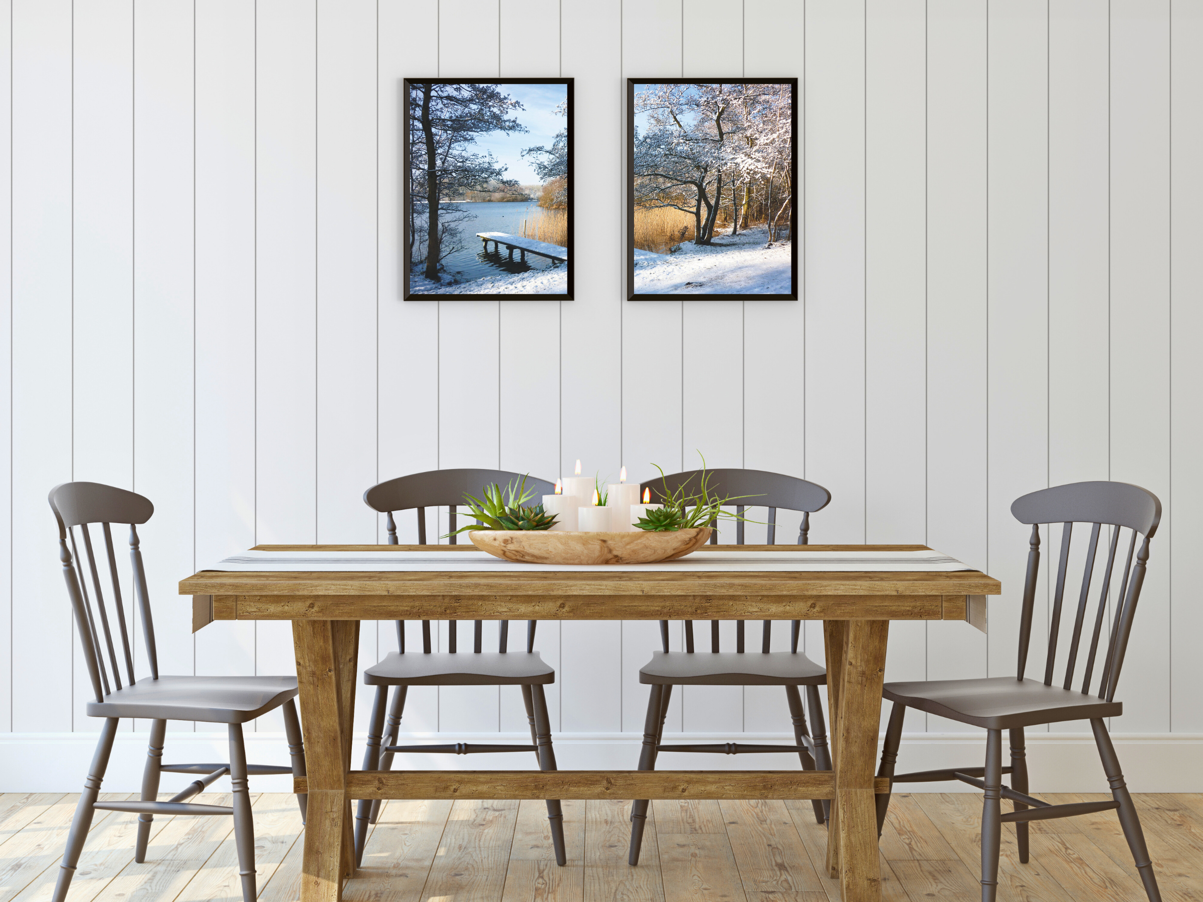 Photographie de paysage divisée (ensemble)