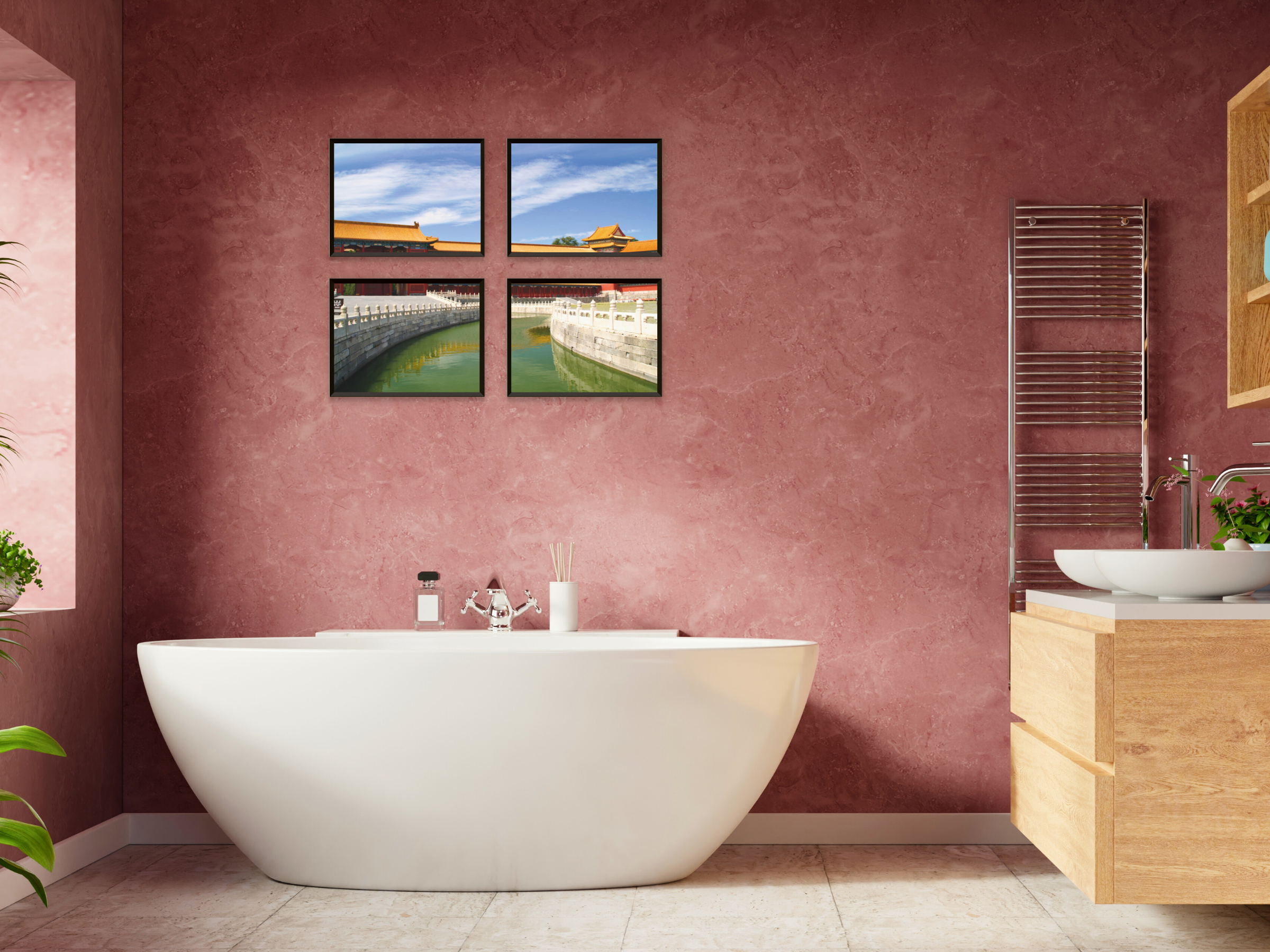 Verbotene Stadt-Split-Fotografie